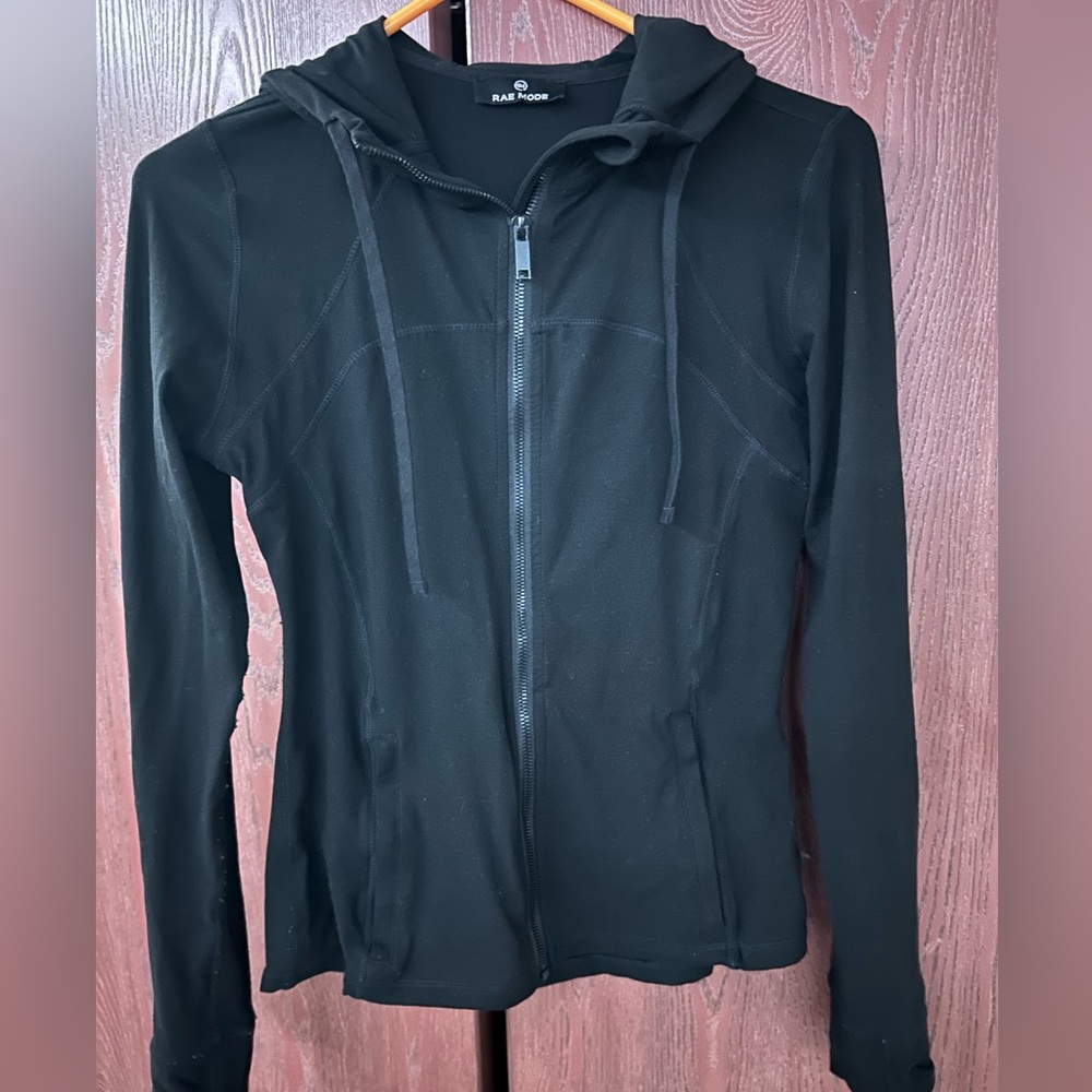 Black Zip-Up Hoodie